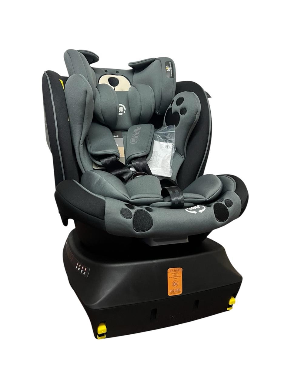 Siège auto isofixe 360 inclinable groupe 0/1/2/3 (0-36kg) pour bébé - Kidilo Gris – Image 3