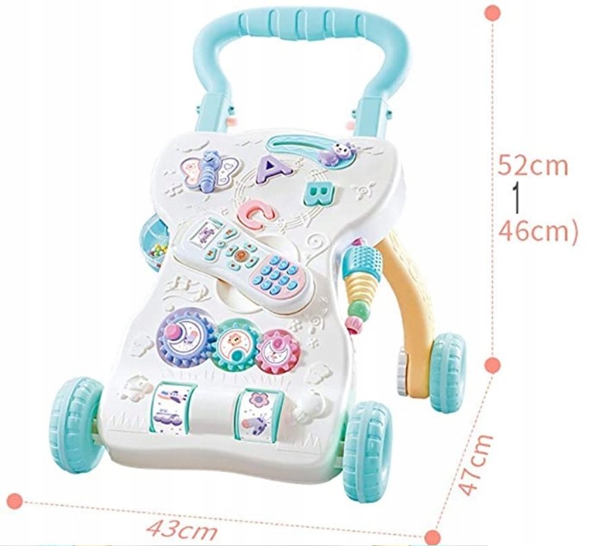 Trotteur marcheur pour bébé - 9 mois et plus - Rose – Image 4
