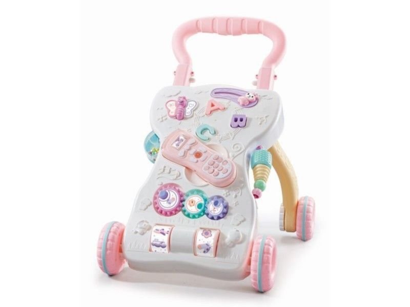 Trotteur marcheur pour bébé - 9 mois et plus - Rose