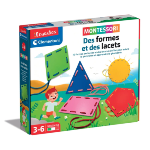 Des Formes et Des Lacets Montessori - Clementoni