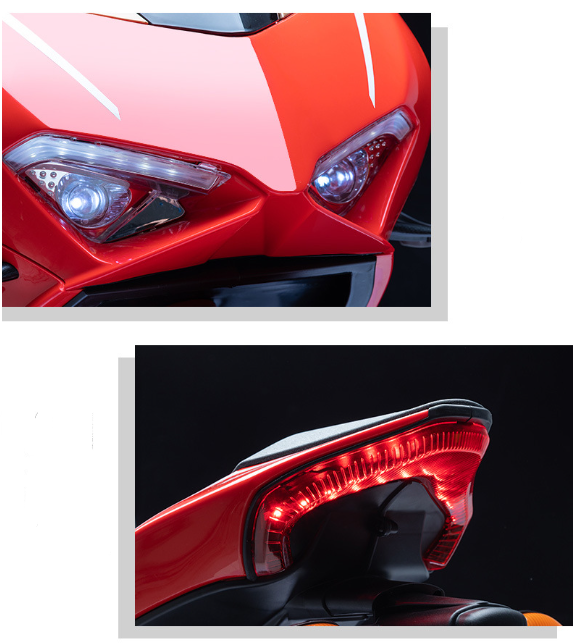 Moto électrique Sportif 12V - Rouge – Image 3