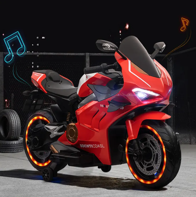 Moto électrique Sportif 12V - Rouge – Image 2