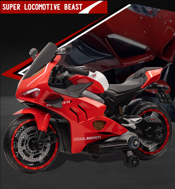 Moto électrique Sportif 12V - Rouge – Image 5