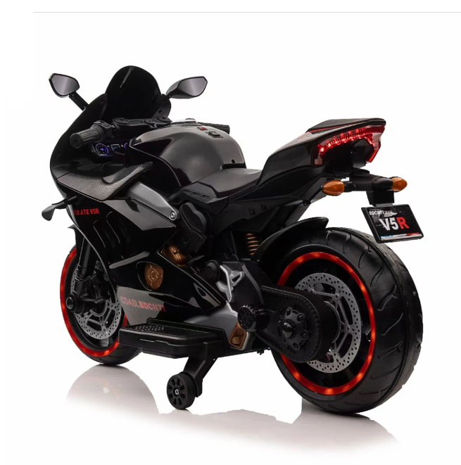 Moto électrique sportif 12V - Noir – Image 2