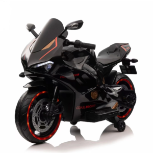 Moto électrique sportif 12V - Noir