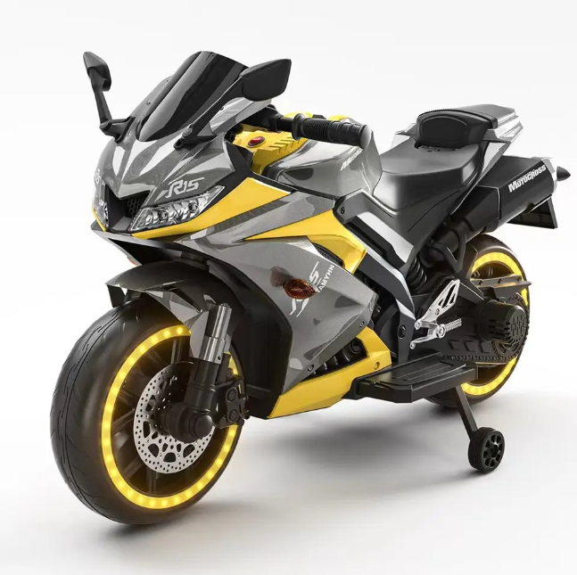 Moto électrique sportif 12V - Noir