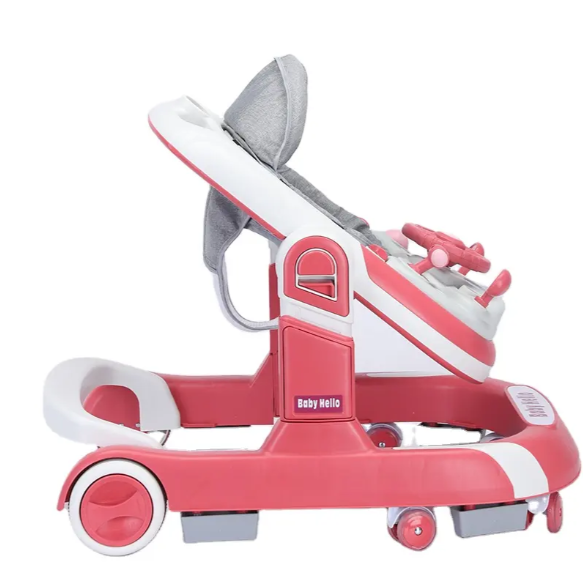 youpala 2 en 1 convertible en trotteur réglable - Rose – Image 2