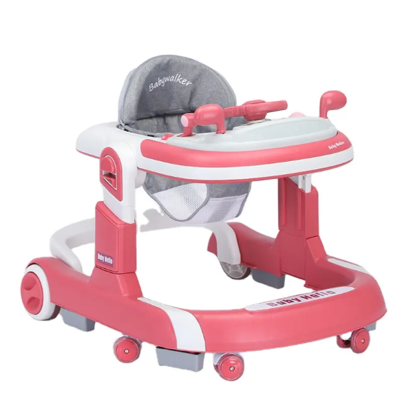 youpala 2 en 1 convertible en trotteur réglable - Rose