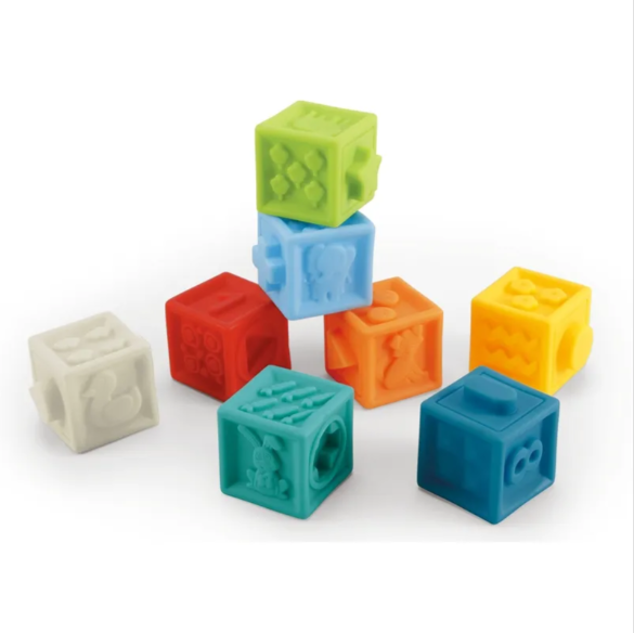Lot de 20 formes sensorielles éducatives en caoutchouc – Image 2