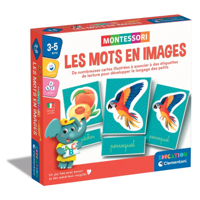 Les mots en images Montessori - Clementoni