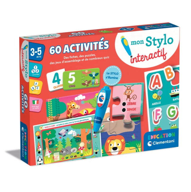 Mon Stylo interactif 60 Activités - Clementoni