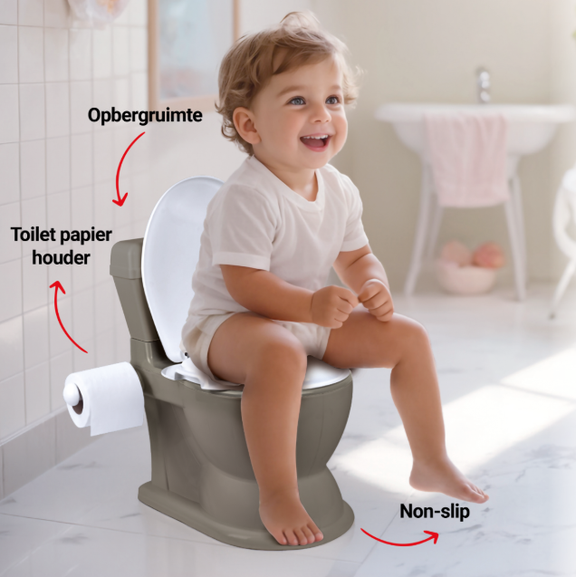 Pot XL éducationnel toilette pour enfant - Dolu – Image 3