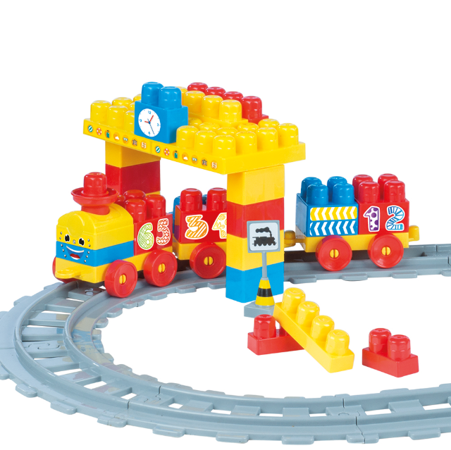 Set Train avec 58 bloc de constructions - Dolu – Image 3