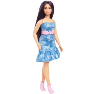 Poupée Barbie Fashionistas Robe Azur Papillon - Mattel
