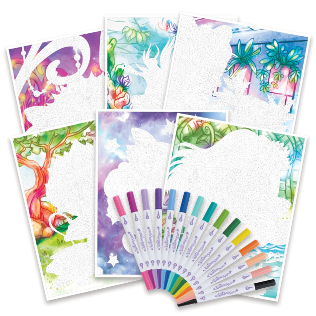 Cahier de coloriage par numéro - Nebulous Stars – Image 2