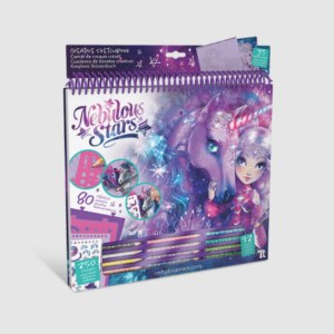 Carnet de croquis créatif Chevaux et licornes fantastiques - Nebulous Stars