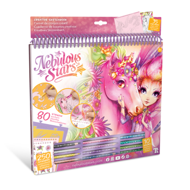 Carnet de croquis créatif Lilyaz et Viviaz - Nebulous Stars