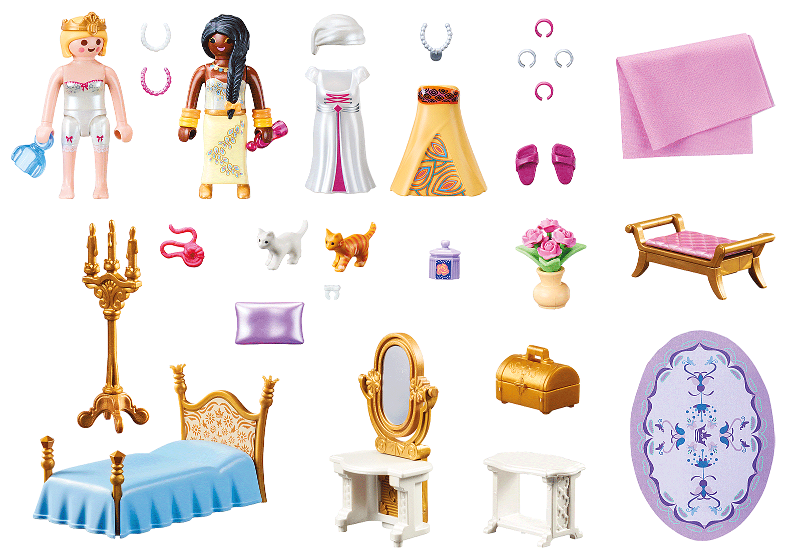 Playmobil - Chambre de princesse avec coiffeuse – Image 5