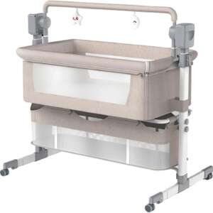 Berceau Bebe, 3 en 1 Cododo Electrique avec Moustiquaire, Matelas