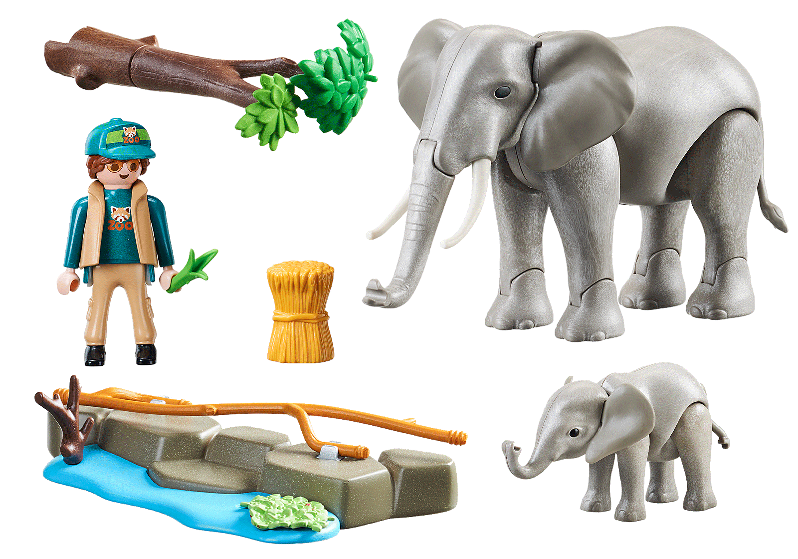 Play mobil - Eléphants et soigneur – Image 3
