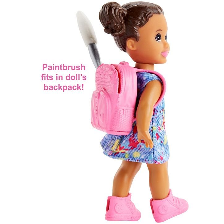 Barbie de professeur d' art avec Playset Blonde- Mattel – Image 4