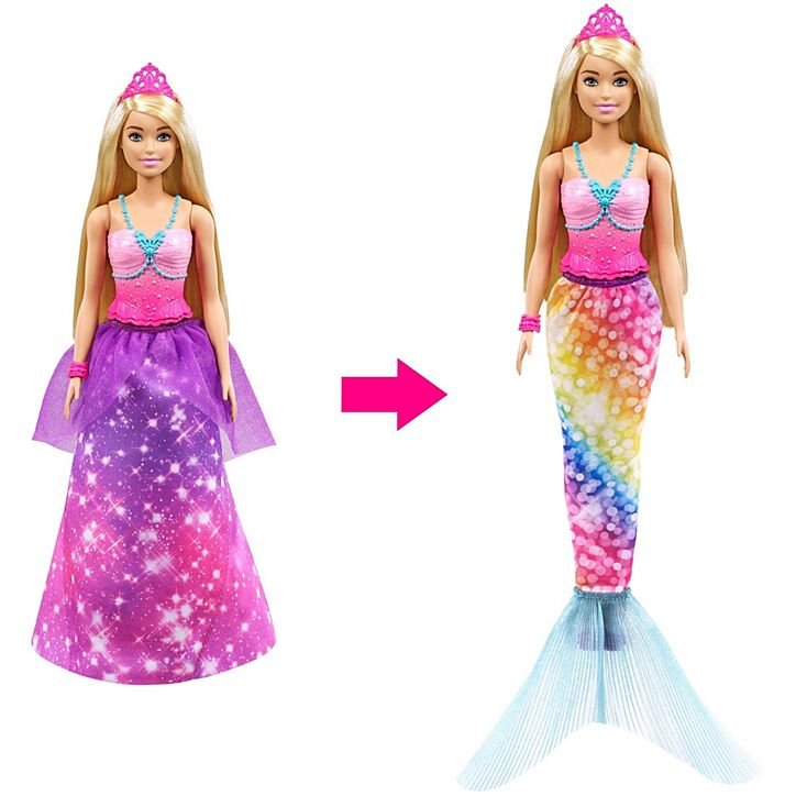 Barbie Dreamtopia 2-in-1 princesse sirène transformation Fashion -Mattel – Image 4