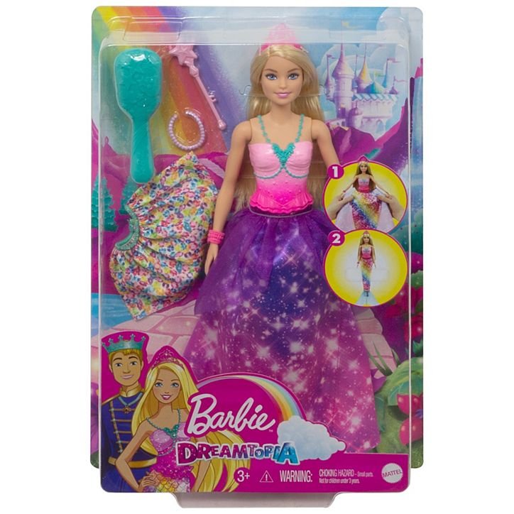 Barbie Dreamtopia 2-in-1 princesse sirène transformation Fashion -Mattel – Image 5