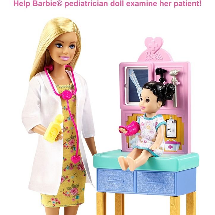 Barbie Pédiatre Playset, Poupée blonde - Mattel – Image 3