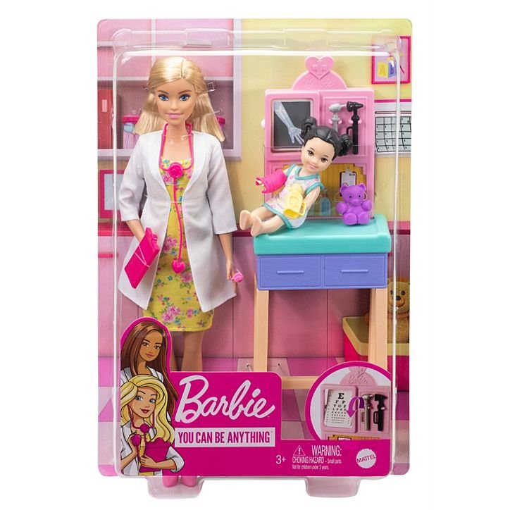 Barbie Pédiatre Playset, Poupée blonde - Mattel – Image 6