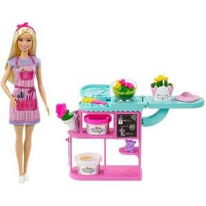 Ensemble de jeu Barbie Fleuriste avec poupée blonde avec pate à modeler