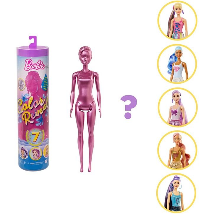 Barbie Color Reveal Poupée Série Shimmer - Mattel