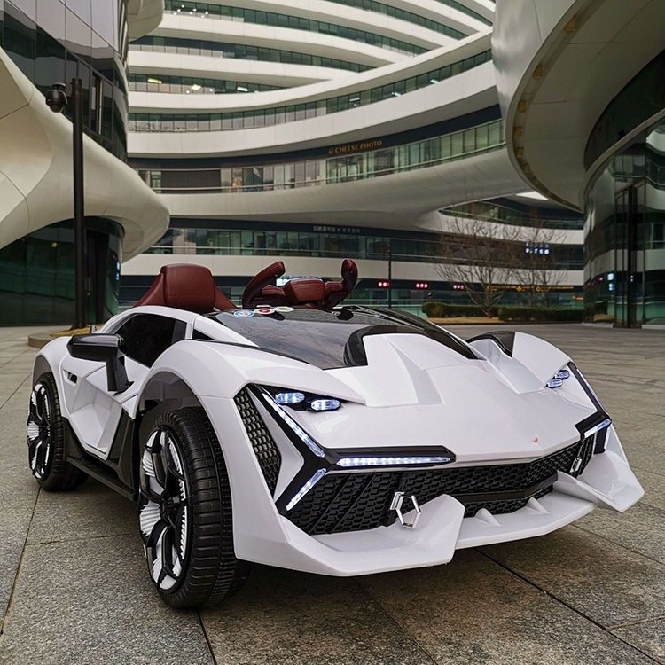 Voiture électrique style Lamborghini 12V - Blanc – Image 2