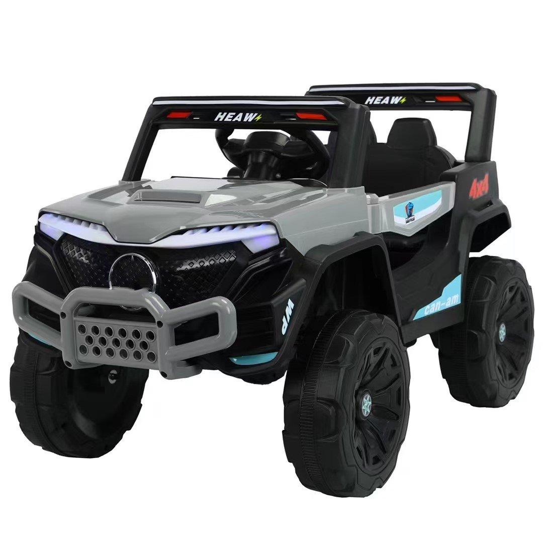 Voiture électrique SUV 4 motrices 12V pour enfant - Gris