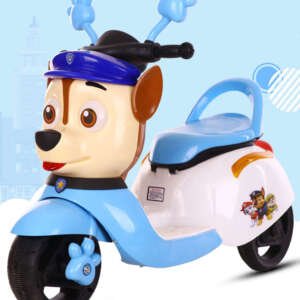 Moto électrique style Paw Patrol 6V - Bleu