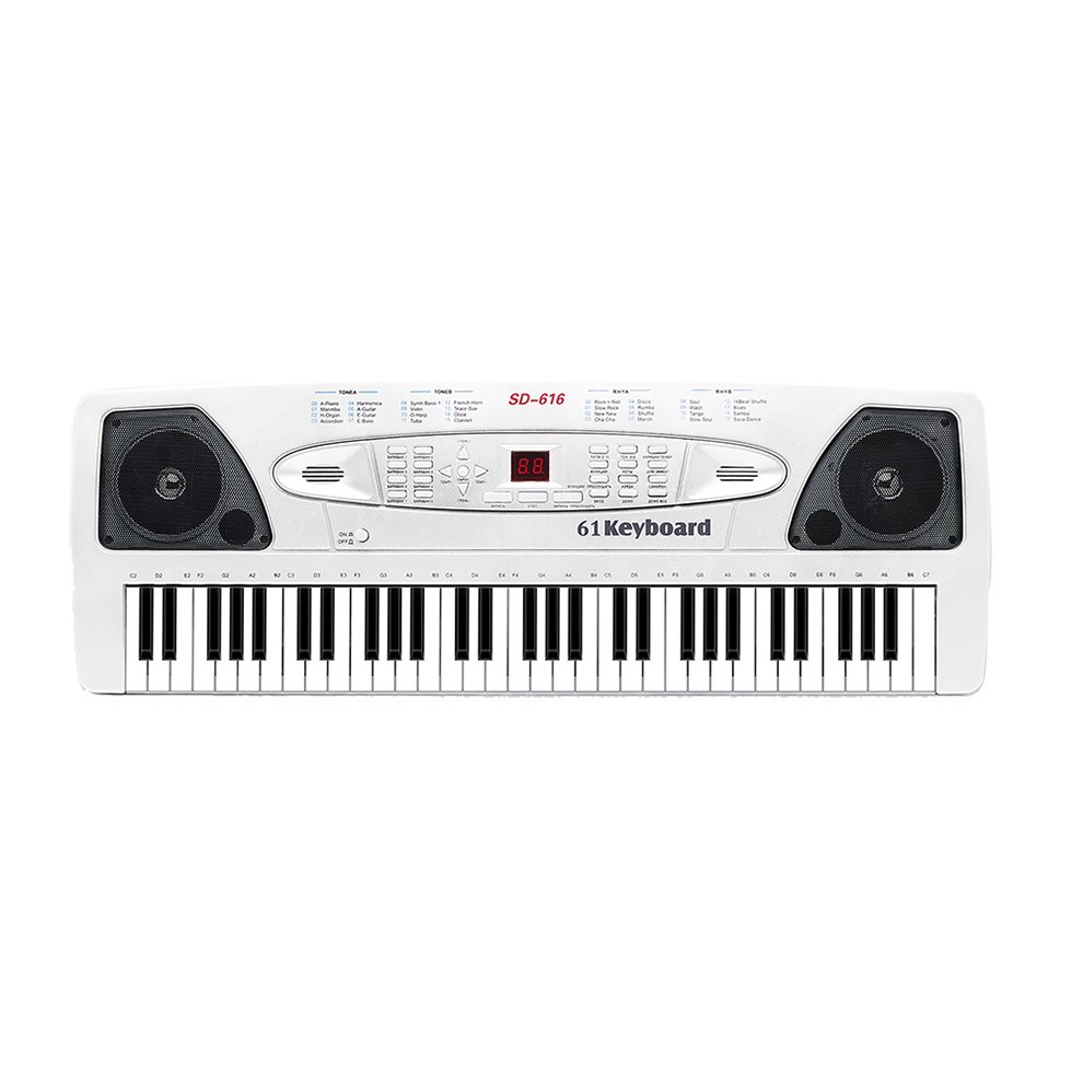 Piano 61 touches multifonctionnelles avec micro et secteur – Image 2