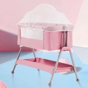 Lit Cododo, Berceau Bébé, dès la naissance, ROSE