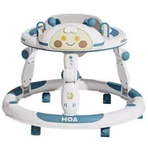 Youpala réglable et pliable avec son et lumière ronde pour bébé - Bleu