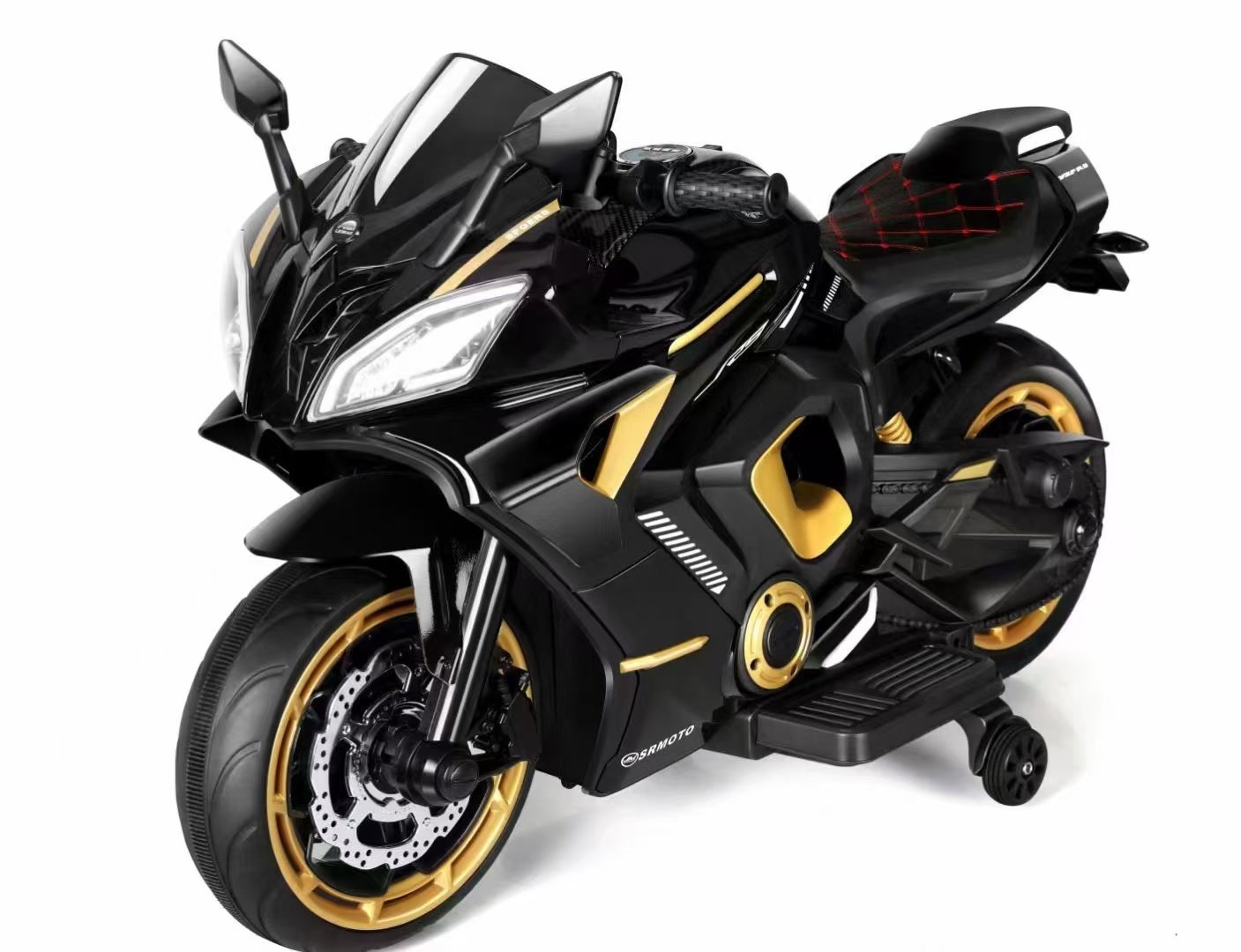Grand Moto électrique Sportif 12V -Noir