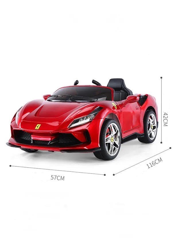 Voiture électrique style Ferrari 12V - Rouge – Image 6