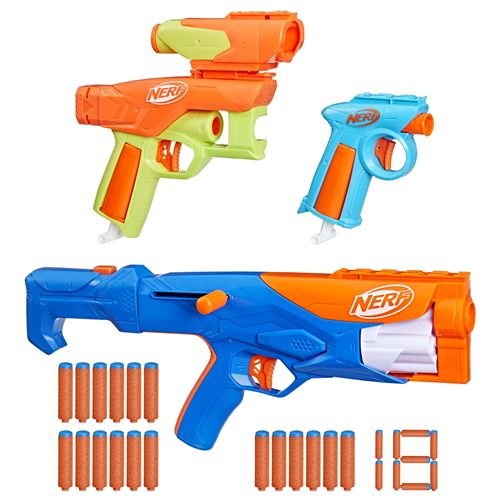 Nerf N Series Gear Up Pack de 3 Blasters avec 18 Fléchettes N1 – Image 6
