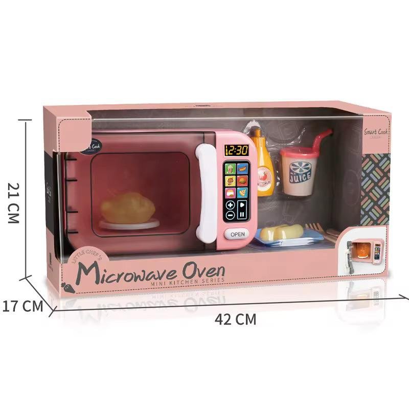Ensemble de cuisine Four à Micro-ondes - Rose – Image 3