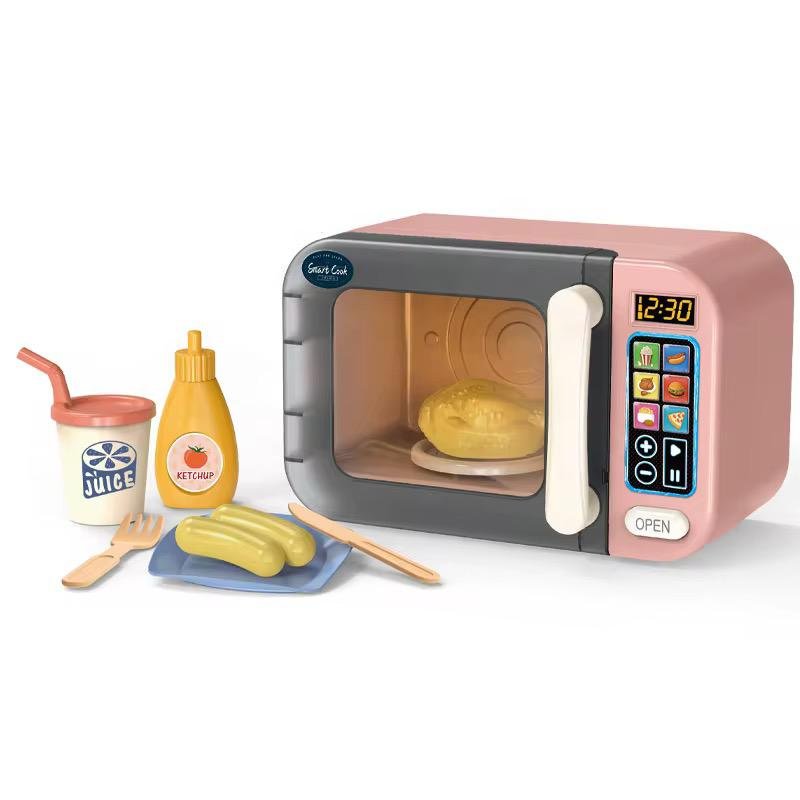 Ensemble de cuisine Four à Micro-ondes - Rose
