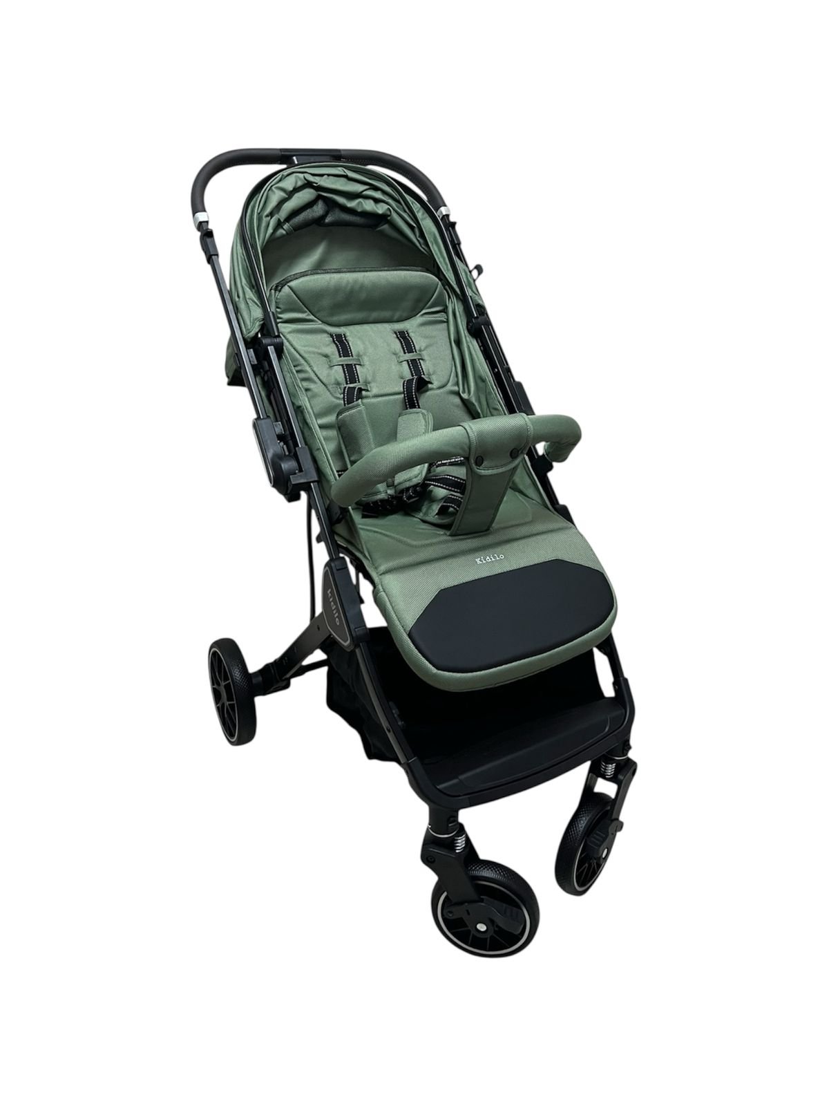 Poussette réversible double face valise - Kidilo Vert