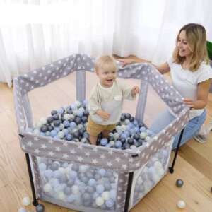 Parc de jeu pour bébé pliable, hexagonal, clôture pour bébé