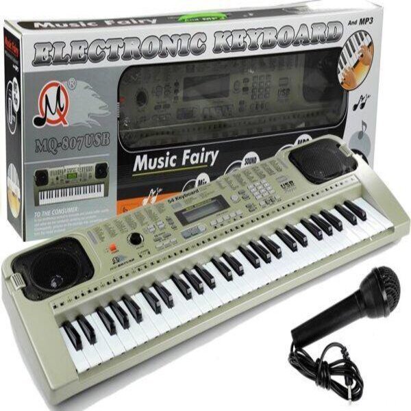 Piano a 54 Touche avec Microphone et USB câble