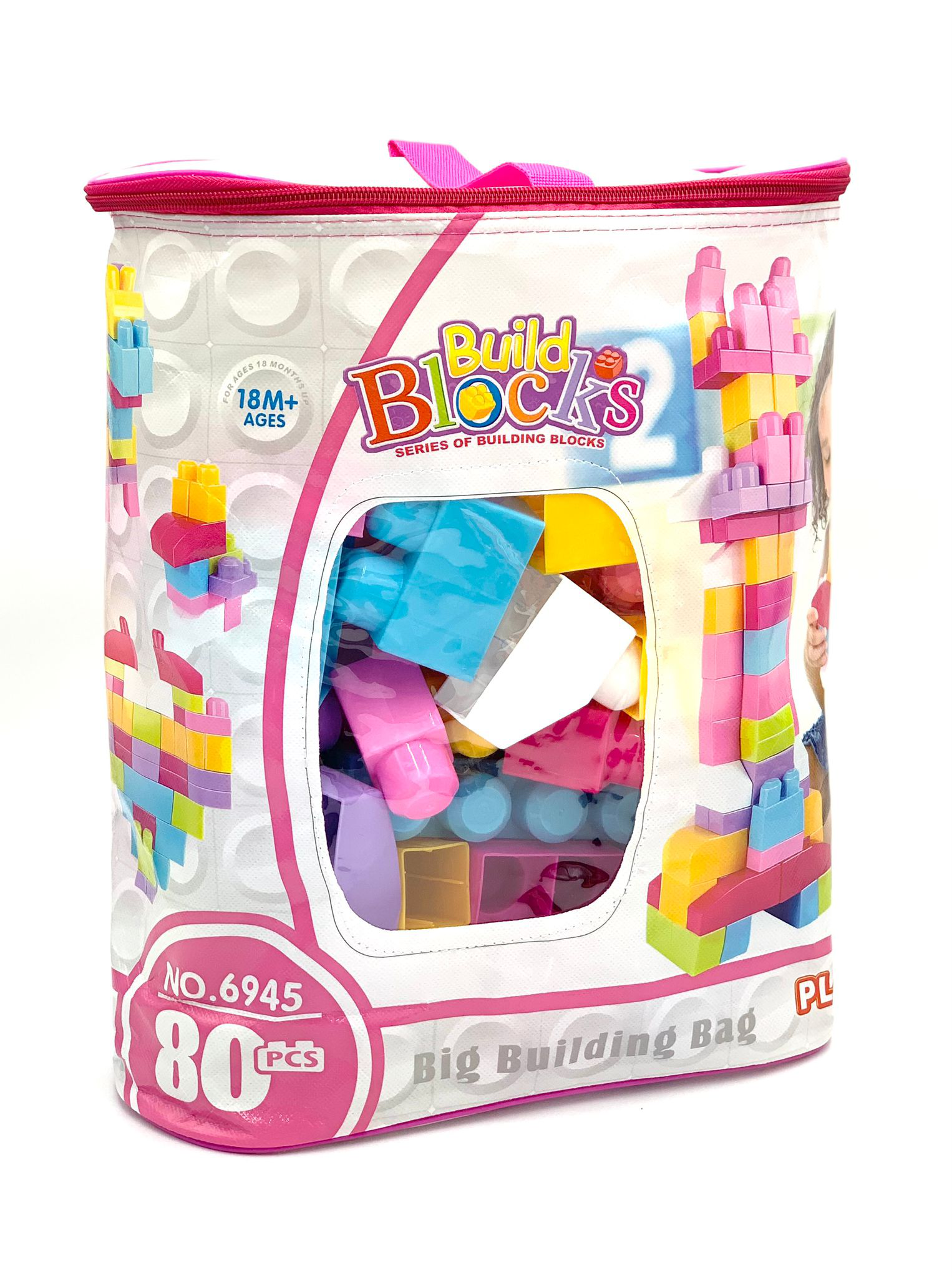 blocks de constructions grand pour filles - 80 pièces