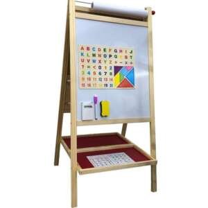 Tableau double face en bois magnétique pliable - 93 cm x  43,5 cm