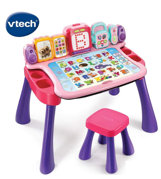 Magi bureau interactif 4 en 1 Rose - Vtech