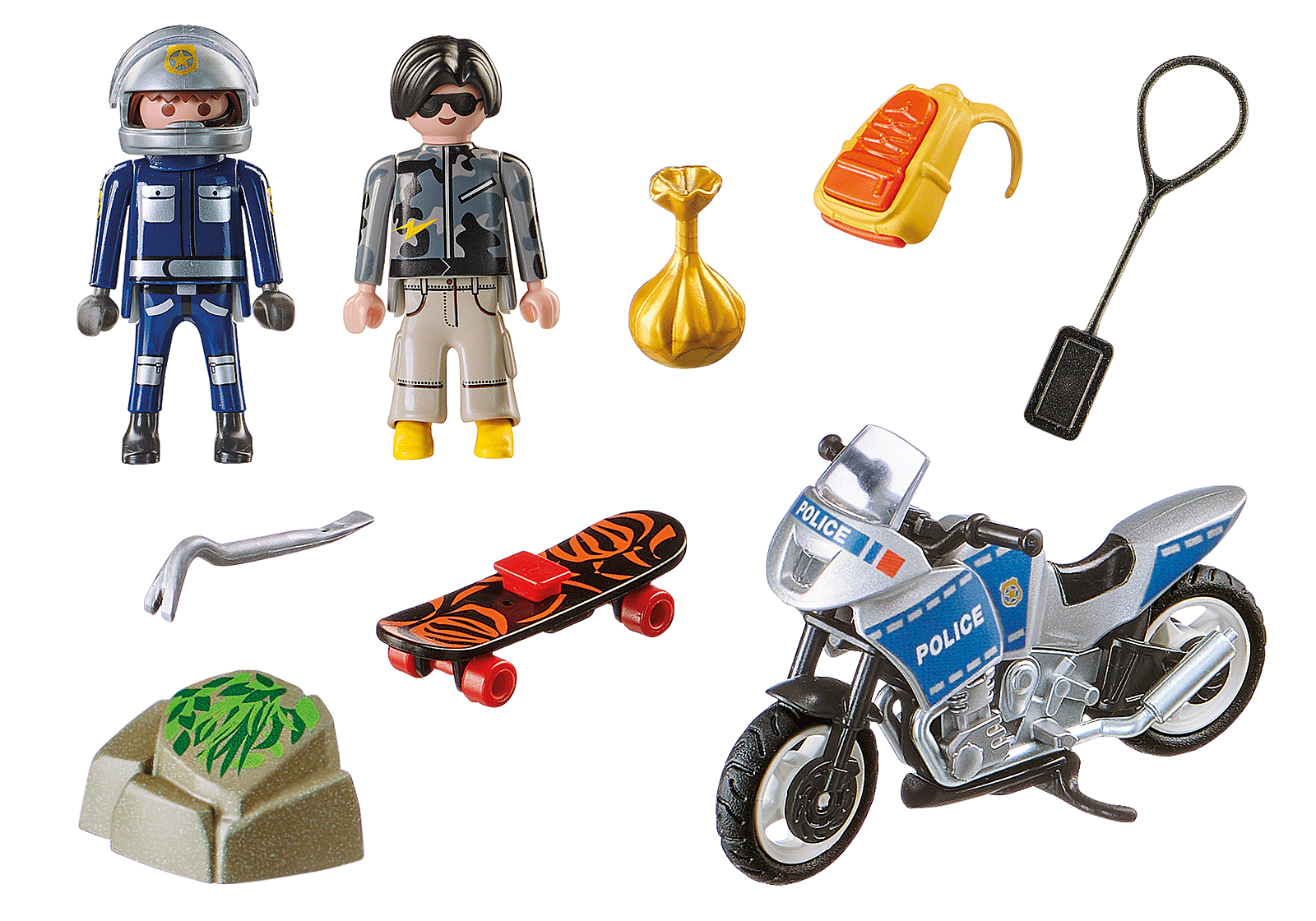 Playmobil -Starter Pack Motard de police et voleur – Image 3
