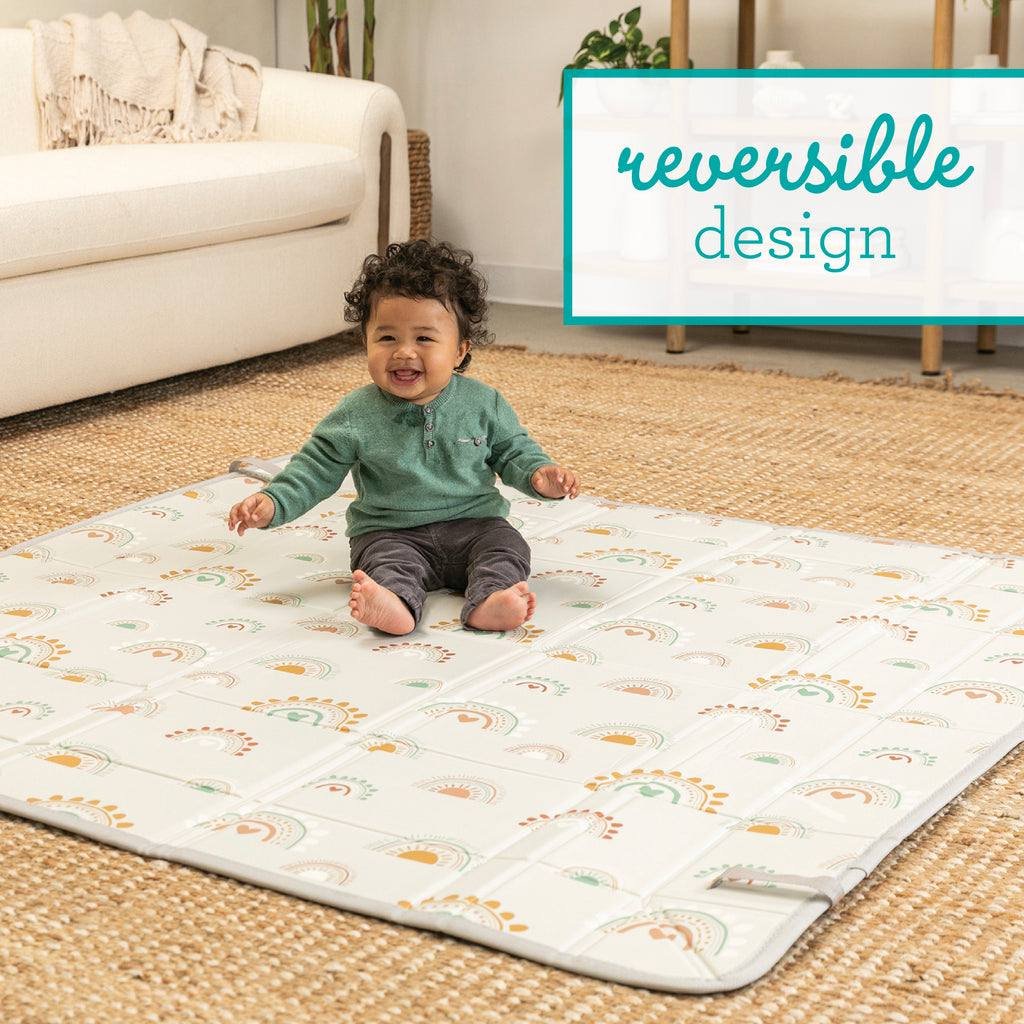 Tapis Pliable en mousse confortable pour bébé - 150 x 150 cm – Image 4